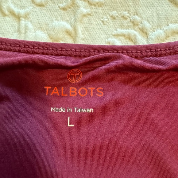 T by Talbots eggplant tank. Size L - Picture 4 of 8
